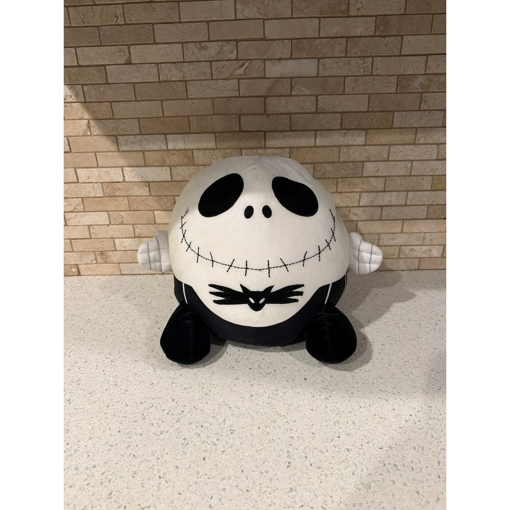 Jack Skellington Plush Disney Nightmare Before Christmas Stuffed Toy Black White